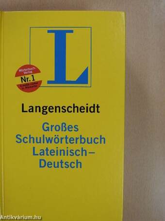 Langenscheidt Großes Schulwörterbuch Lateinisch-Deutsch