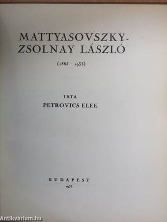 Mattyasovszky-Zsolnay László