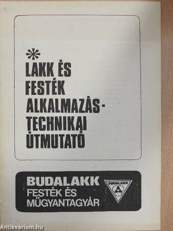 Lakk és festék alkalmazástechnikai útmutató