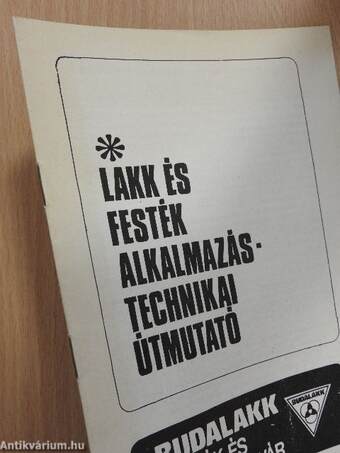 Lakk és festék alkalmazástechnikai útmutató