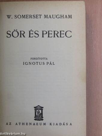 Sör és perec