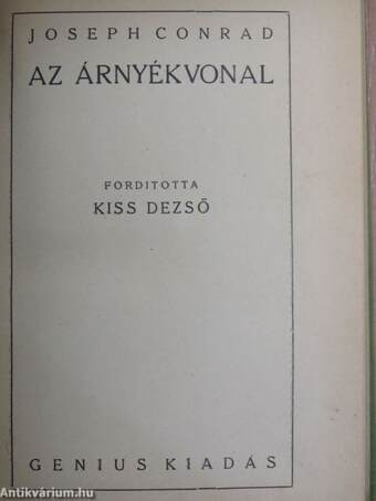 Az árnyékvonal