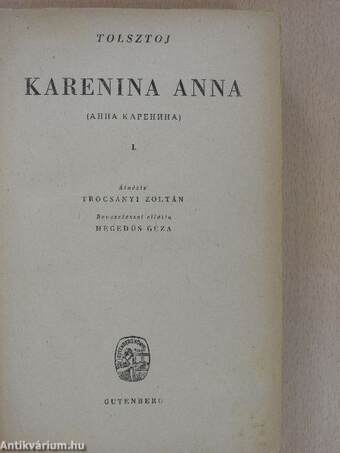 Karenina Anna I-IV.