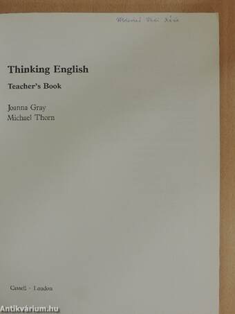 Thinking English - Teacher's Book