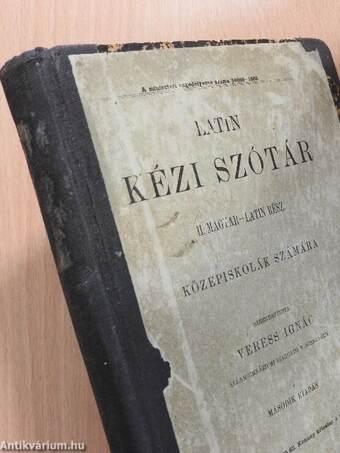 Latin kézi szótár II.