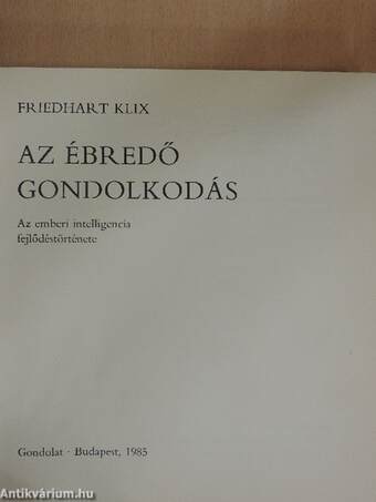 Az ébredő gondolkodás