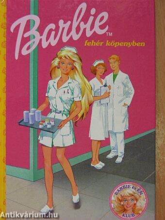 Barbie fehér köpenyben