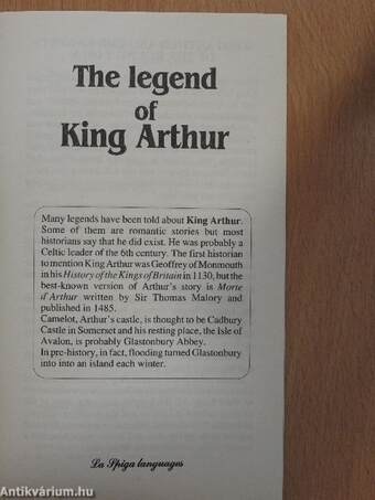 The legend of King Arthur