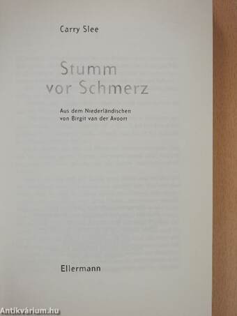 Stumm vor Schmerz