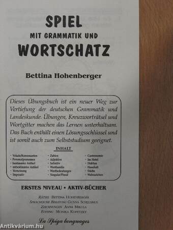 Spiel mit Grammatik und Wortschatz