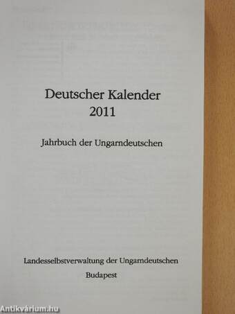 Deutscher Kalender 2011