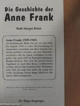 Die Geschichte der Anne Frank