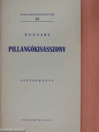 Puccini: Pillangókisasszony