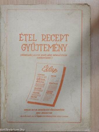 Étel recept gyűjtemény