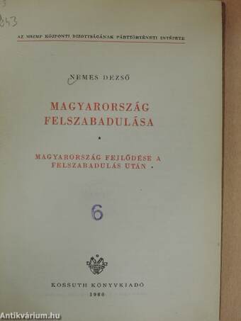 Magyarország felszabadulása