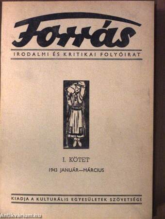 Forrás 1943. január-junius (fél évfolyam) I-II.