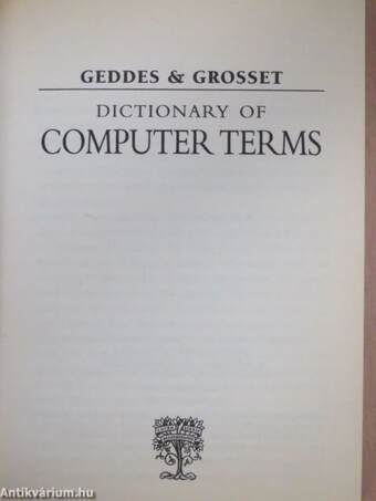 Dictionary of Computer Terms