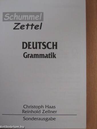 Deutsch Grammatik