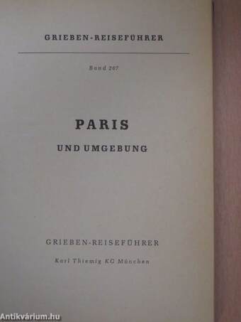 Paris und Umgebung