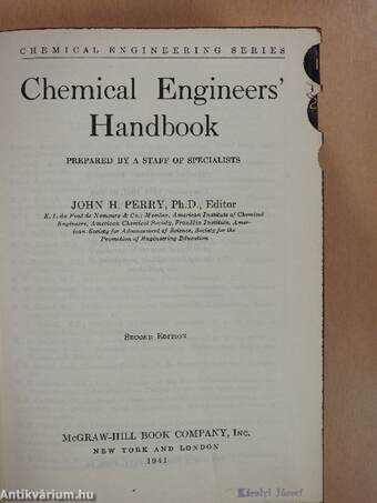 Chemical Engineers' Handbook