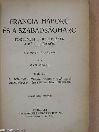 Francia háború és a szabadságharc