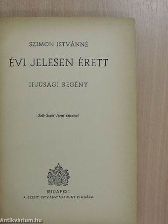 Évi jelesen érett