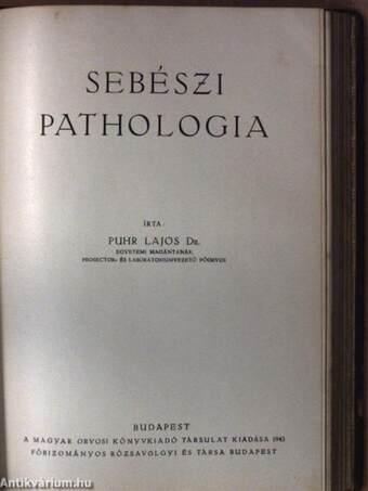 Műtéti előkészítés és utókezelés/Törések és ficamok/Sebészi pathologia