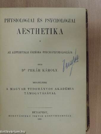 Physiologiai és psychologiai aesthetika