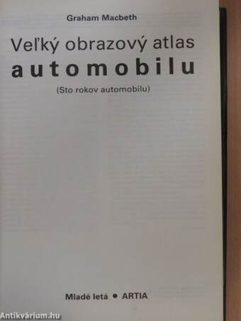 Vel'ky obrazovy atlas automobilu