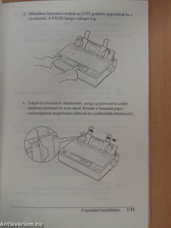 Epson LX-300 9 tűs mátrix nyomtató felhasználói kézikönyv