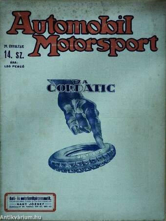 Automobil-Motorsport 1929. augusztus 15.