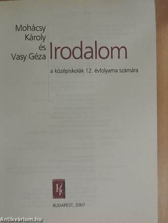 Irodalom 12.