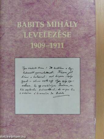 Babits Mihály levelezése 1909-1911