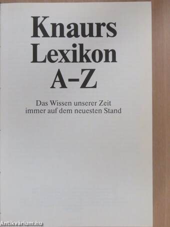 Knaurs Lexikon A-Z