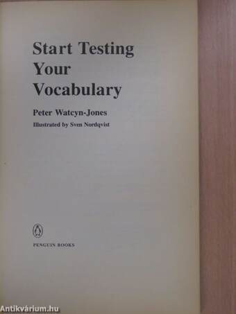 Start Testing Your Vocabulary