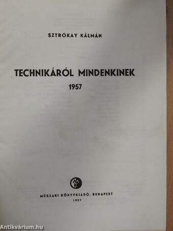 Technikáról mindenkinek