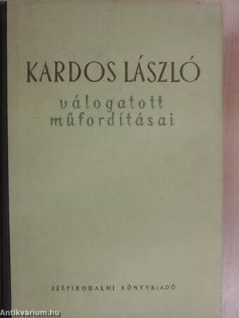 Kardos László válogatott műfordításai