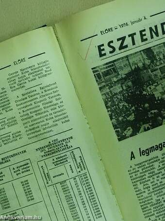 Előre 1976. január-december I-II.