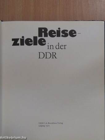 Reiseziele in der DDR