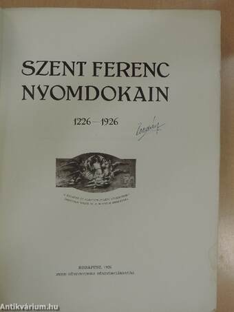 Szent Ferenc nyomdokain