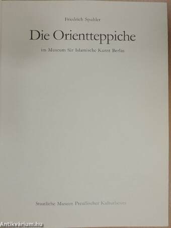 Die Orientteppiche