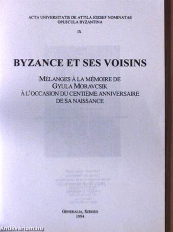 Byzance et ses voisins