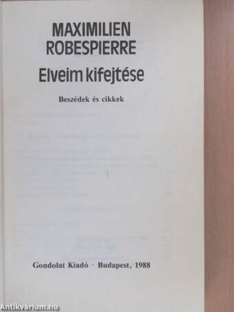 Elveim kifejtése