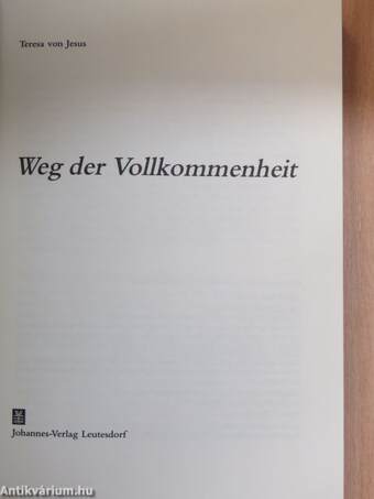 Weg der Vollkommenheit