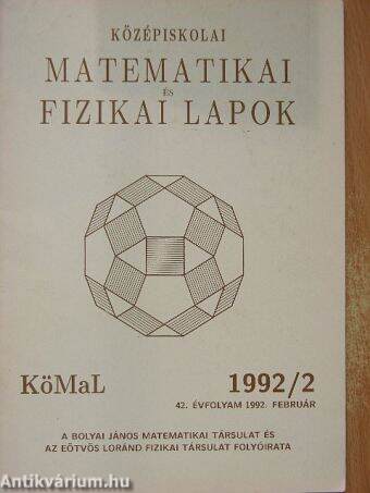Középiskolai matematikai és fizikai lapok 1992. február