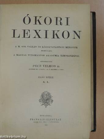 Ókori lexikon I-II.