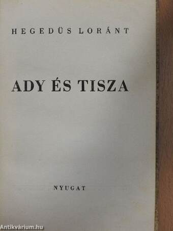 Ady és Tisza