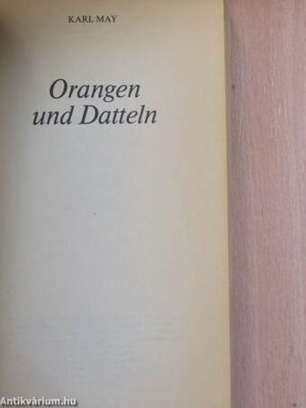 Orangen und Datteln