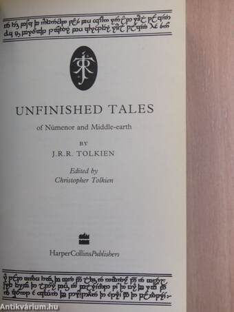 Unfinished Tales of Númenor and Middle-earth