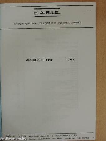 Membership List 1995